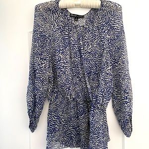 Feminine blouse, dress up your jeans